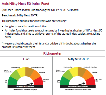 Axis Nifty Next 50 Index Fund